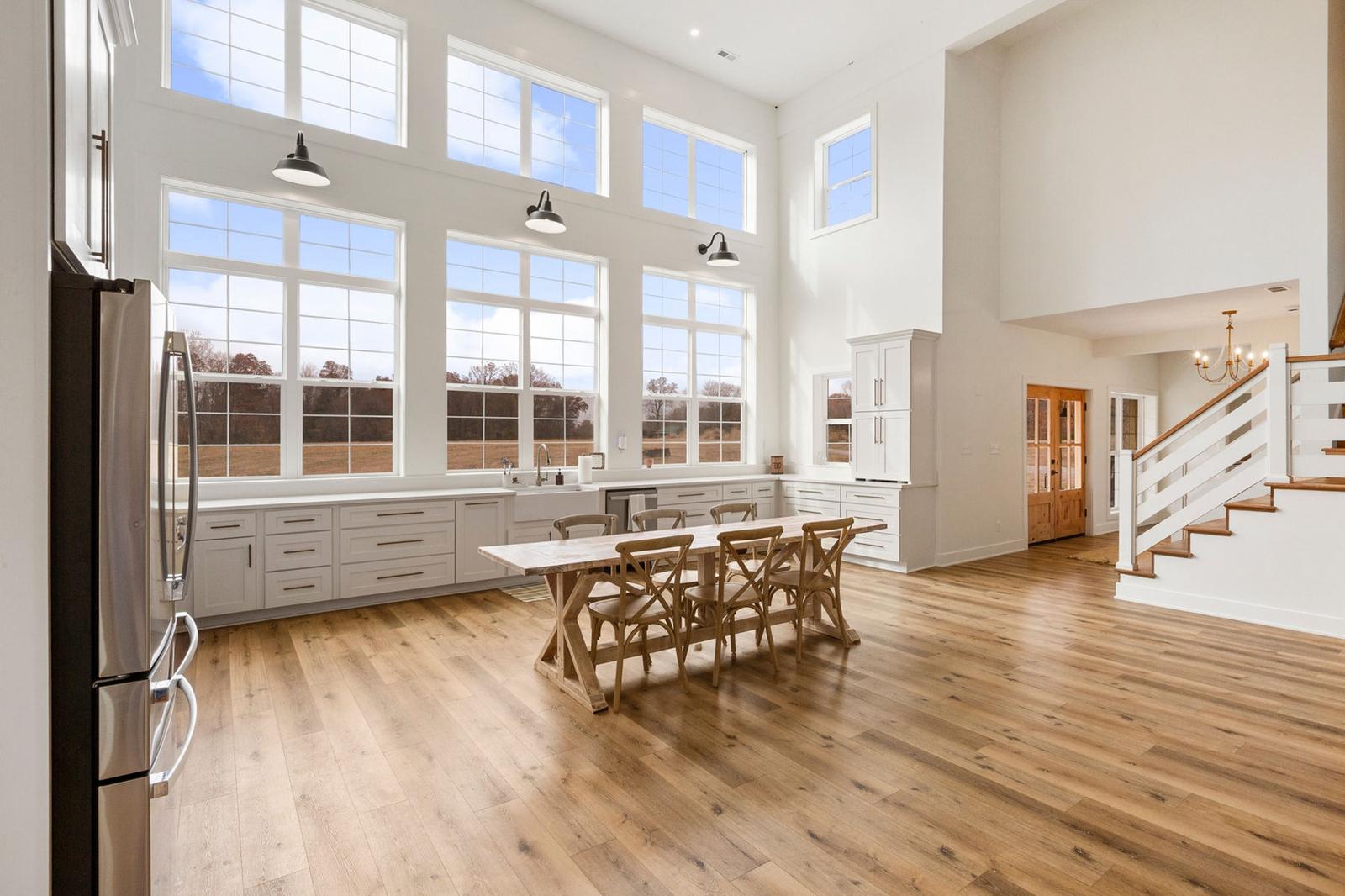 Donohue Barndominium open great room