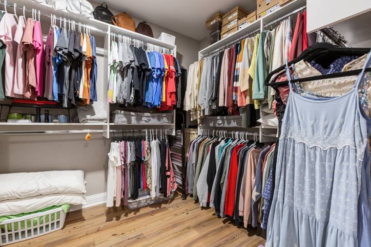 Stone Addition walk-in closet