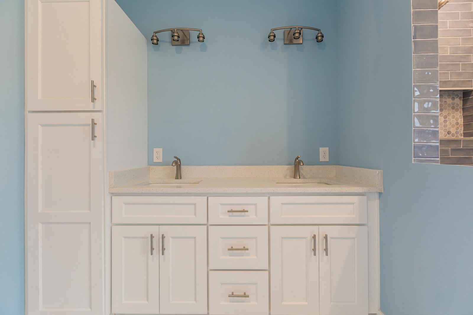 Voskuhl Custom double vanity bathroom
